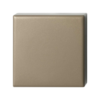 GPF1102.A4.0900 Blind rose 50x50x8 mm Champagne blend