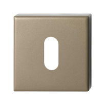 GPF1102.A4.0901 Keyhole escutcheon 50x50x8 mm Champagne blend
