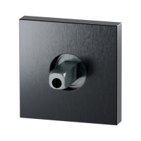 GPF1102.P1.0400 Rose 50x8mm PVD anthracite with welded knob fastener