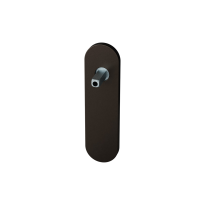 GPF1110.A1 short backplate rounded Dark blend with welded knob fastener