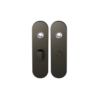 GPF1110.A1 short backplate rounded bathroom 57/5 big knob Dark blend