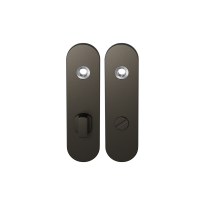 GPF1110.A1 short backplate rounded bathroom 72/8 big knob Dark blend