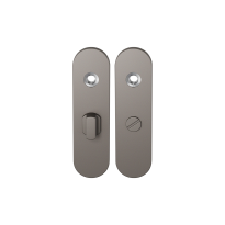 GPF1110.A3 short backplate rounded bathroom 57/5 big knob Mocca blend
