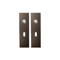GPF1115.A1 short backplate rectangular lock 56 Dark blend