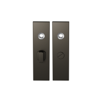 GPF1115.A1 short backplate rectangular bathroom 55/8 big knob Dark blend