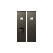 GPF1115.A1 short backplate rectangular bathroom 63/8 big knob Dark blend