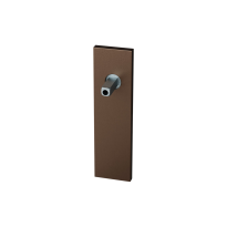 GPF1115.A2.442 short backplate rectangular lock 72PZ Bronze blend with welded knob fastener