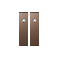 GPF1115.A2 short backplate rectangular Bronze blend