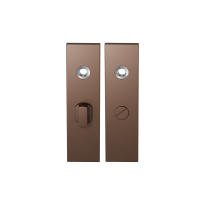 GPF1115.A2 short backplate rectangular bathroom 57/5 big knob Bronze blend