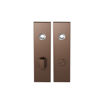 GPF1115.A2 short backplate rectangular bathroom 72/8 big knob Bronze blend