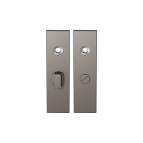 GPF1115.A3 short backplate rectangular bathroom 57/5 big knob Mocca blend
