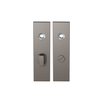 GPF1115.A3 short backplate rectangular bathroom 63/8 big knob Mocca blend