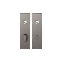 GPF1115.A3 short backplate rectangular bathroom 72/8 big knob Mocca blend