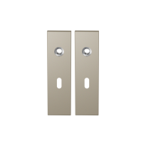 GPF1115.A4 short backplate rectangular lock 56 Champagne blend