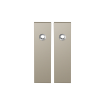 GPF1115.A4 short backplate rectangular Champagne blend