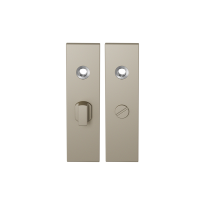 GPF1115.A4 short backplate rectangular bathroom 55/8 big knob Champagne blend