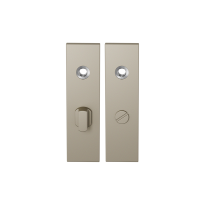 GPF1115.A4 short backplate rectangular bathroom 63/8 big knob Champagne blend