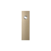 GPF1115.A4L short backplate rectangular blind left handed Champagne blend