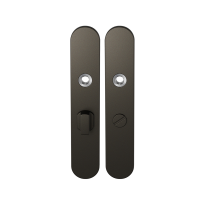 GPF1120.A1 long backplate rounded bathroom 57/5 big knob Dark blend
