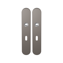 GPF1120.A3 long backplate rounded lock 56 Mocca blend