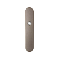 GPF1120.A3L long backplate rounded blind left handed Mocca blend