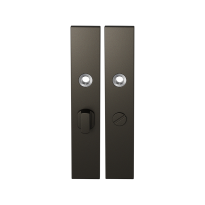 GPF1125.A1 long backplate rectangular bathroom 55/8 big knob Dark blend