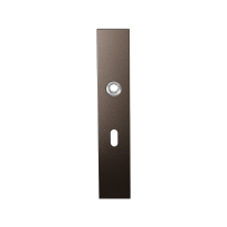 GPF1125.A1L long backplate rectangular lock 56 left handed Dark blend