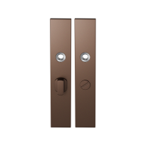 GPF1125.A2 long backplate rectangular bathroom 55/8 big knob Bronze blend