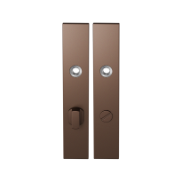GPF1125.A2 long backplate rectangular bathroom 72/8 big knob Bronze blend