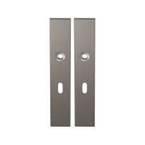 GPF1125.A3 long backplate rectangular lock 56 Mocca blend