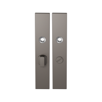 GPF1125.A3 long backplate rectangular bathroom 57/5 big knob Mocca blend