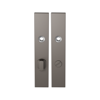 GPF1125.A3 long backplate rectangular bathroom 72/8 big knob Mocca blend