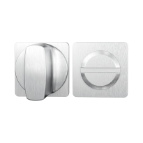 GPF1142.09 Turn and Release set 28x28x1,5mm satin stainless steel