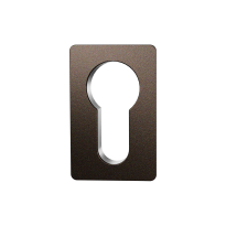GPF1142.A1 keyhole escutcheon 28x28x1,5mm Dark Blend