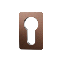 GPF1142.A2 keyhole escutcheon 28x28x1,5mm Bronze Blend