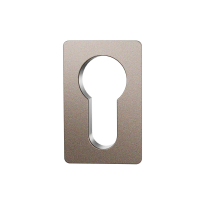 GPF1142.A3 keyhole escutcheon 28x28x1,5mm Mocca Blend