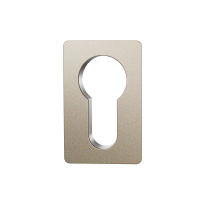 GPF1142.A4 keyhole escutcheon 28x28x1,5mm Champagne Blend