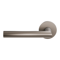 GPF115EL door handle on rose pointing left