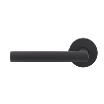 GPF115VRAS door handle on rose pointing right