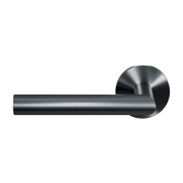 GPF115VRP1 door handle on rose pointing left