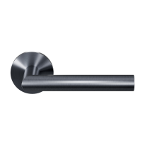 GPF115VRP1 door handle on rose pointing right
