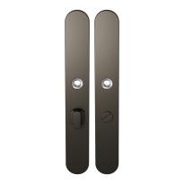 GPF1170.A1 long backplate rounded bathroom 57/5 big knob Dark blend