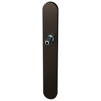 GPF1170.A1 long backplate XL rounded Dark blend with welded knob fastener