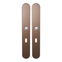GPF1170.A2 long backplate rounded lock 56 Bronze blend