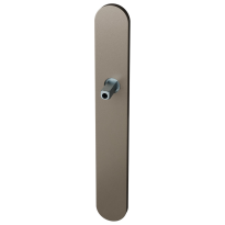 GPF1170.A3.432 long backplate XL rounded lock 55PZ Mocca blend with welded knob fastener