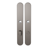 GPF1170.A3 long backplate rounded bathroom 72/8 big knob Mocca blend