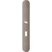GPF1170.A3L long backplate rounded lock 56 left handed Mocca blend