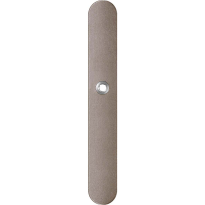 GPF1170.A3L long backplate rounded left handed Mocca blend