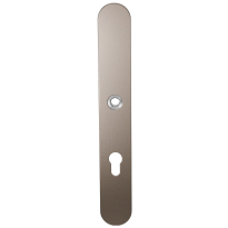 GPF1170.A3R long backplate rounded 72PZ right handed Mocca blend