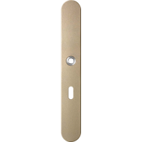 GPF1170.A4L long backplate rounded lock 56 left handed Champagne blend
